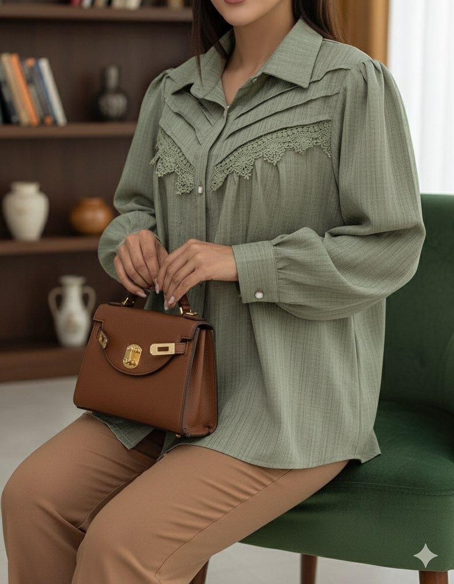 شومیز کرپ ایوا درجه یک زها