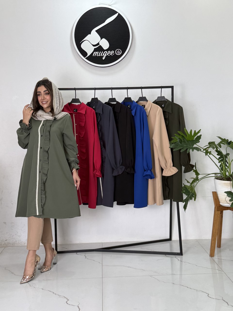 شومیز مانتویی گلبهار