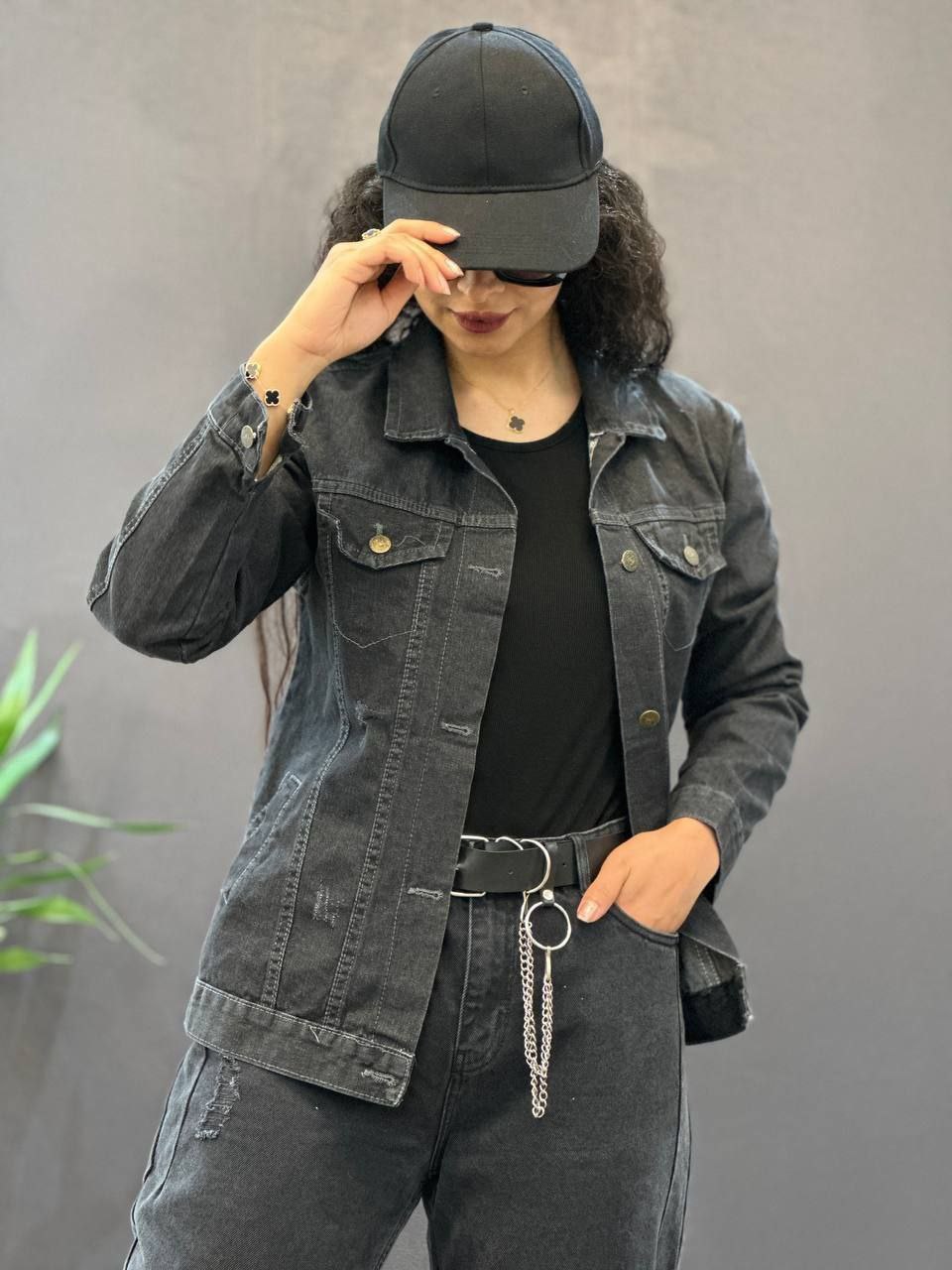 کت جین ضخیم کوتاه