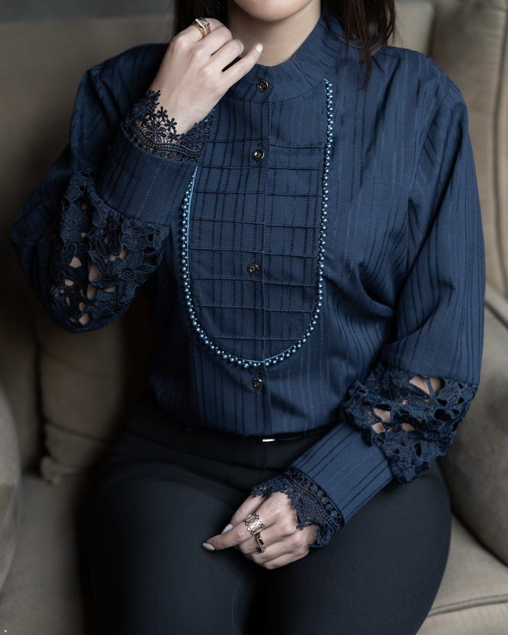 شومیز ایوا درجه یک مدل آی جان