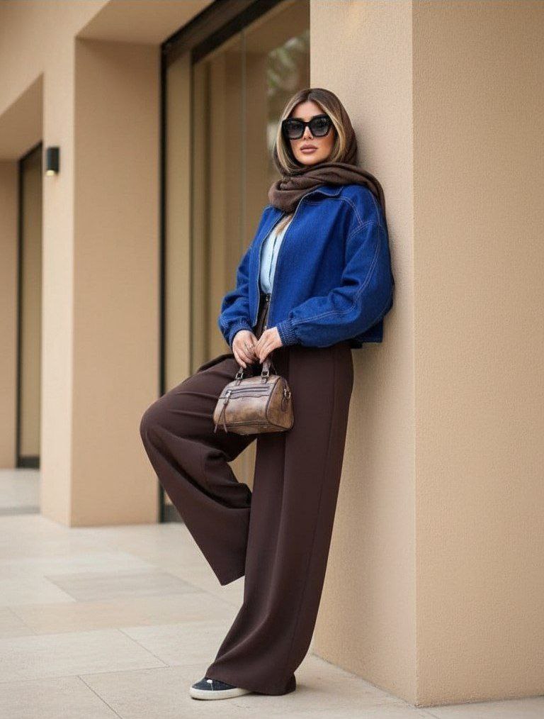 ست کت شلوار جین تنسل  و مازراتی  تانسو