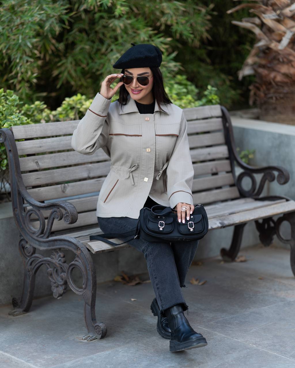 بارانی سانتانا میله ای آستر ژاپن مدل طلا