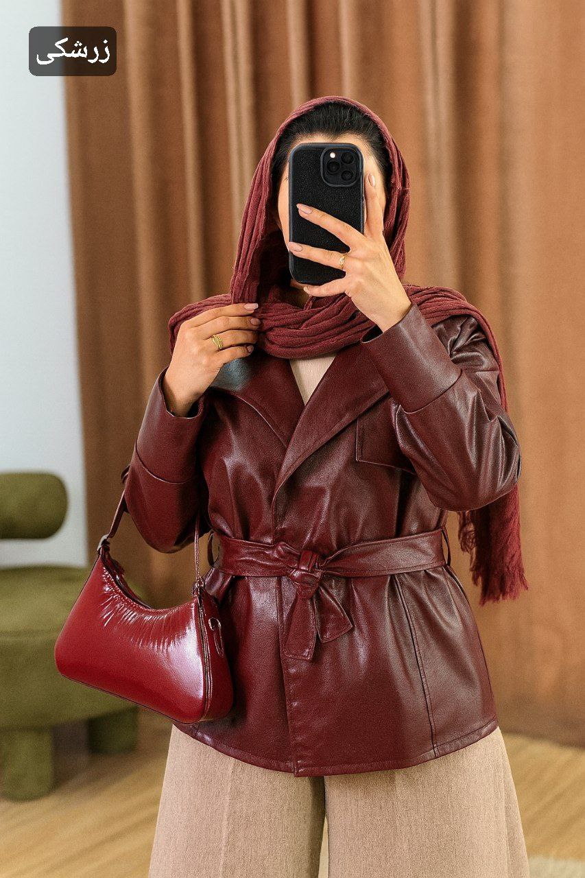 مانتو چرم باکیفیت  ساردین