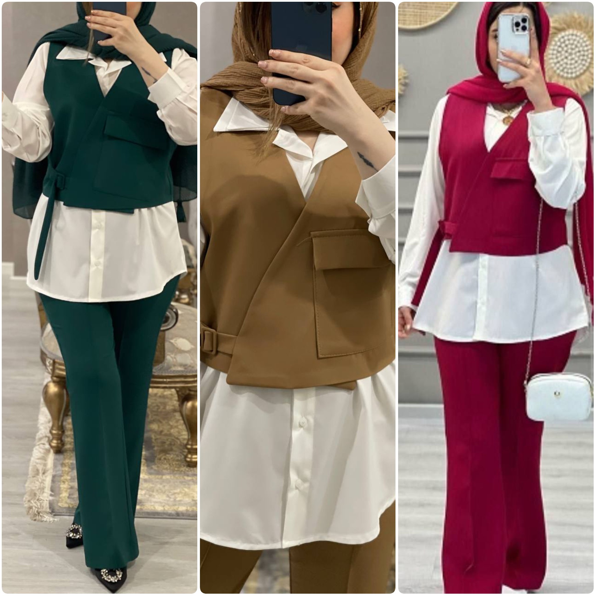 ست سه تیکه شانتون پاپیون