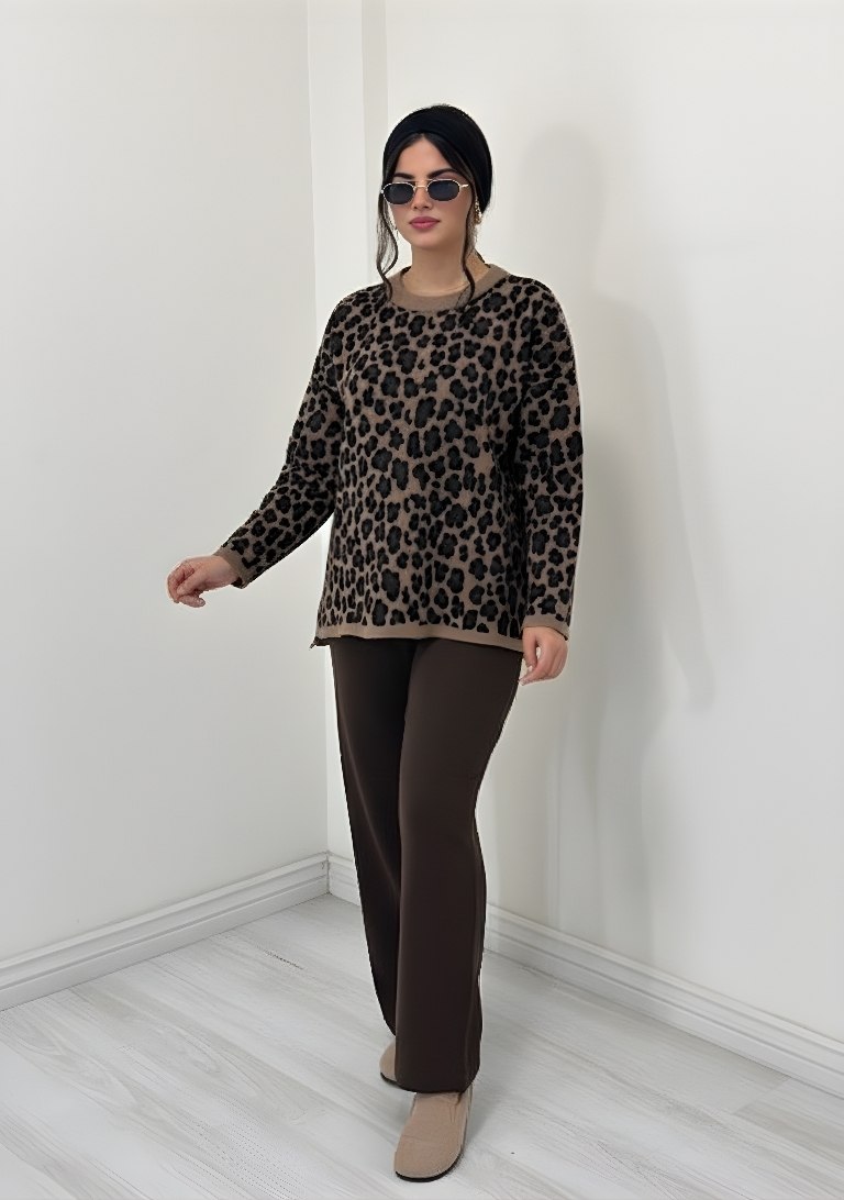 ست پلنگی بافت پروانه