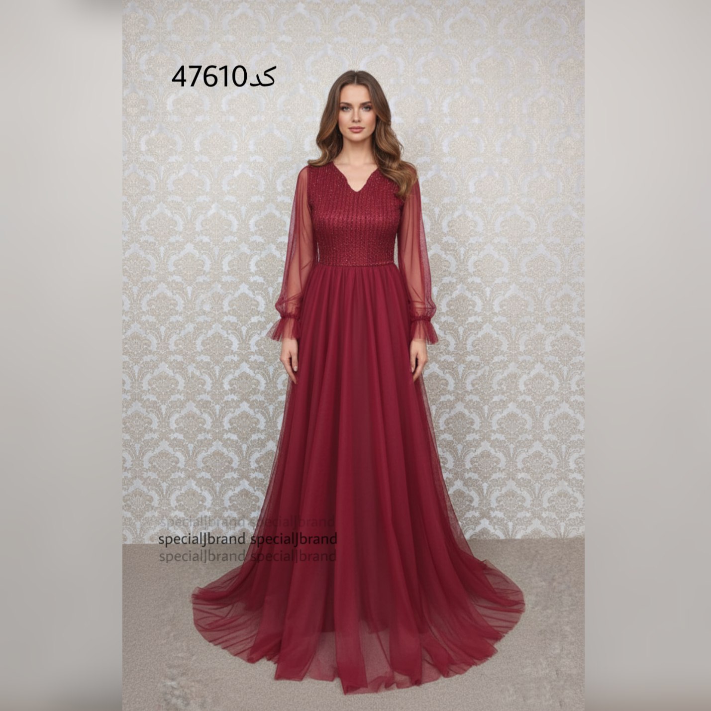 ماکسی مجلسی لمه بارکدی و تور تانیا