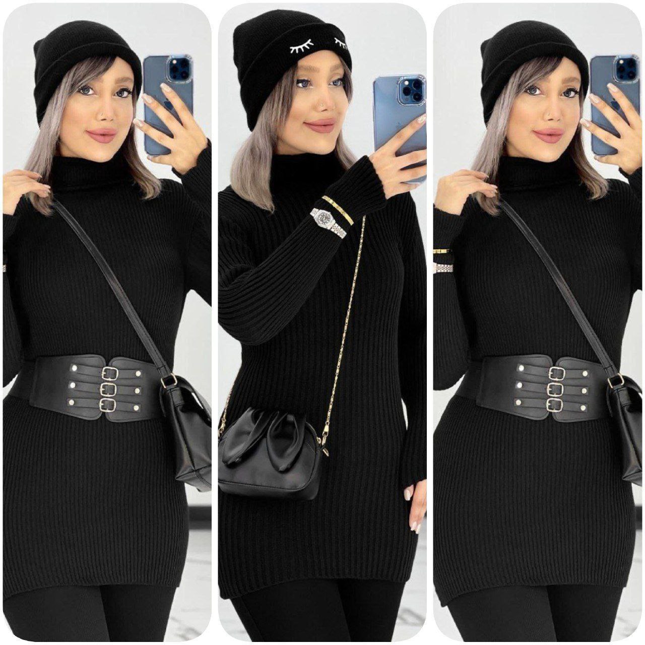 گپ بافت یقه اسکی اعلا