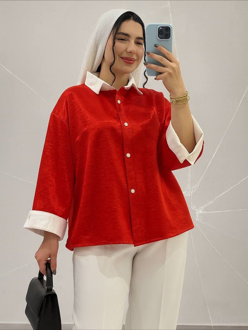 مانتو یلدایی ساتن شیمر اعلا روناک