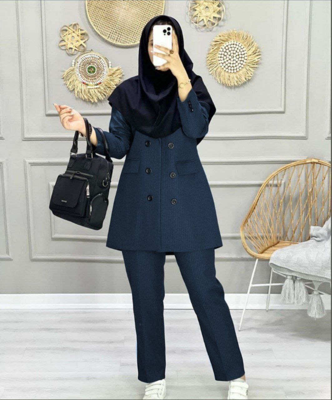 مانتو شلوار اداری دیپلمات با کیفیت پریا