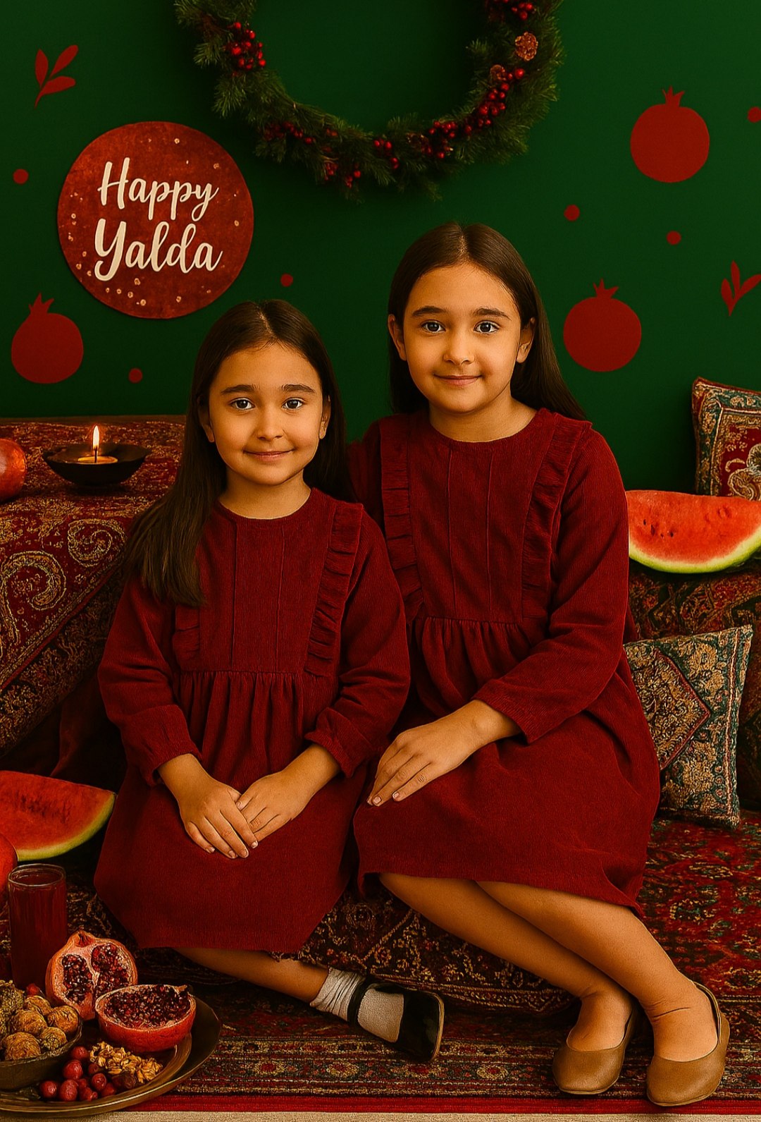 مخمل کبریتی یلدا بچگانه