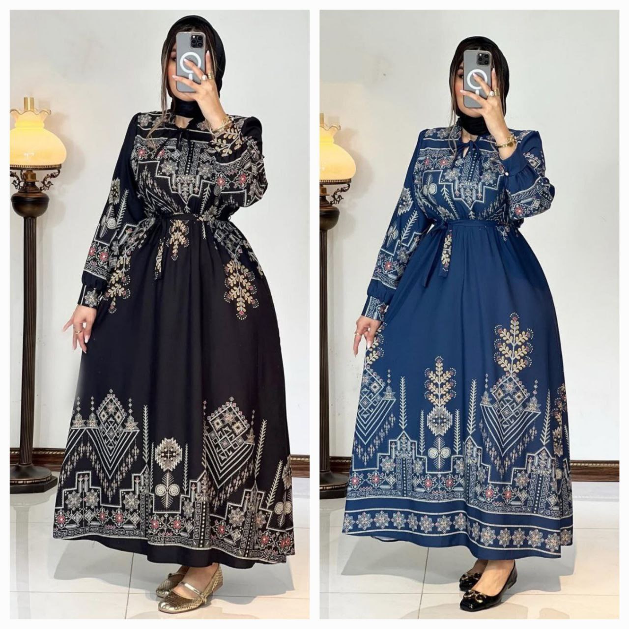 پیراهن فلور نخ درجه یک سنتی