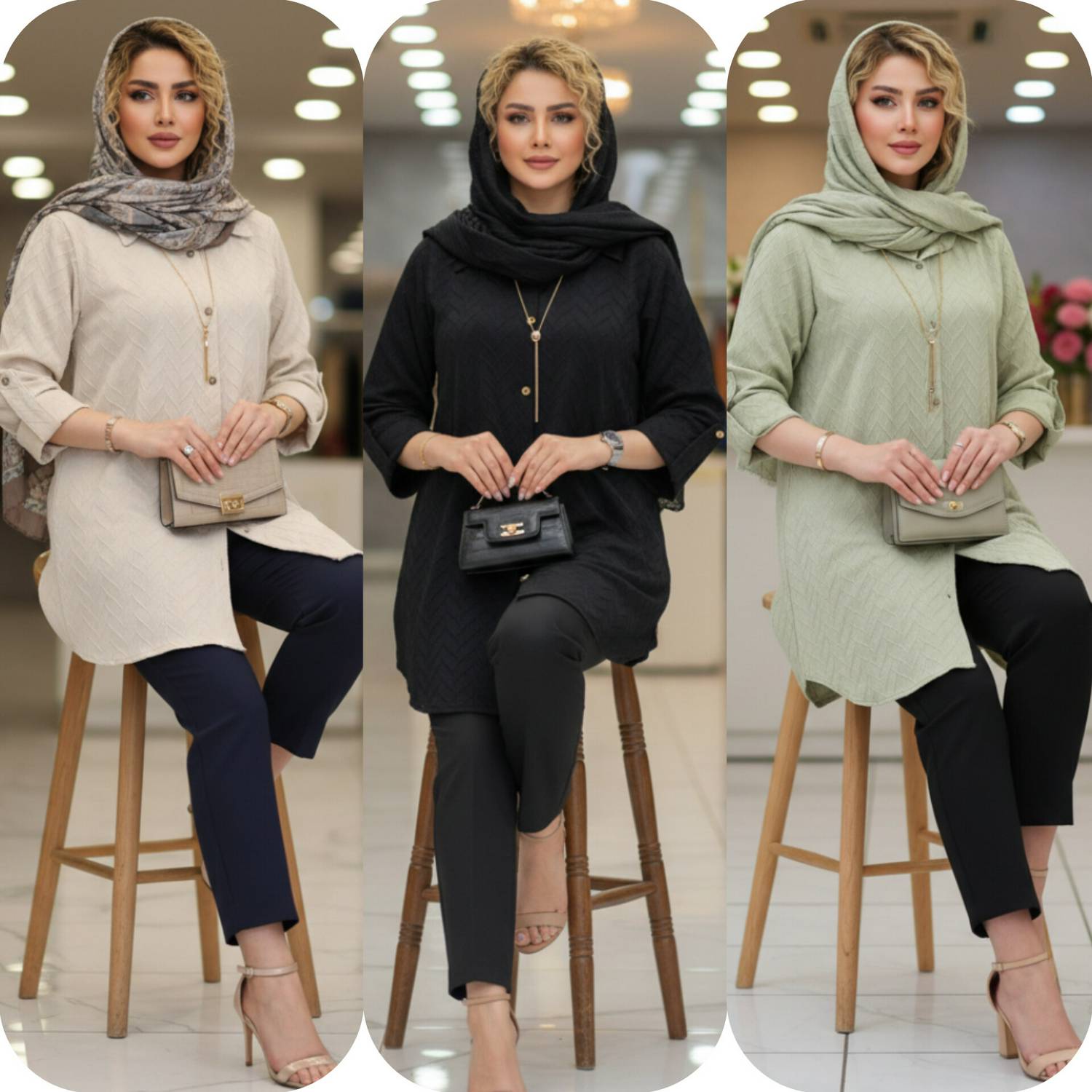 شومیز مراکشی زیکزاکی والیا