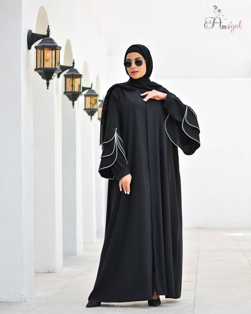 مانتو عبا کرپ ندا اماراتی آیلار
