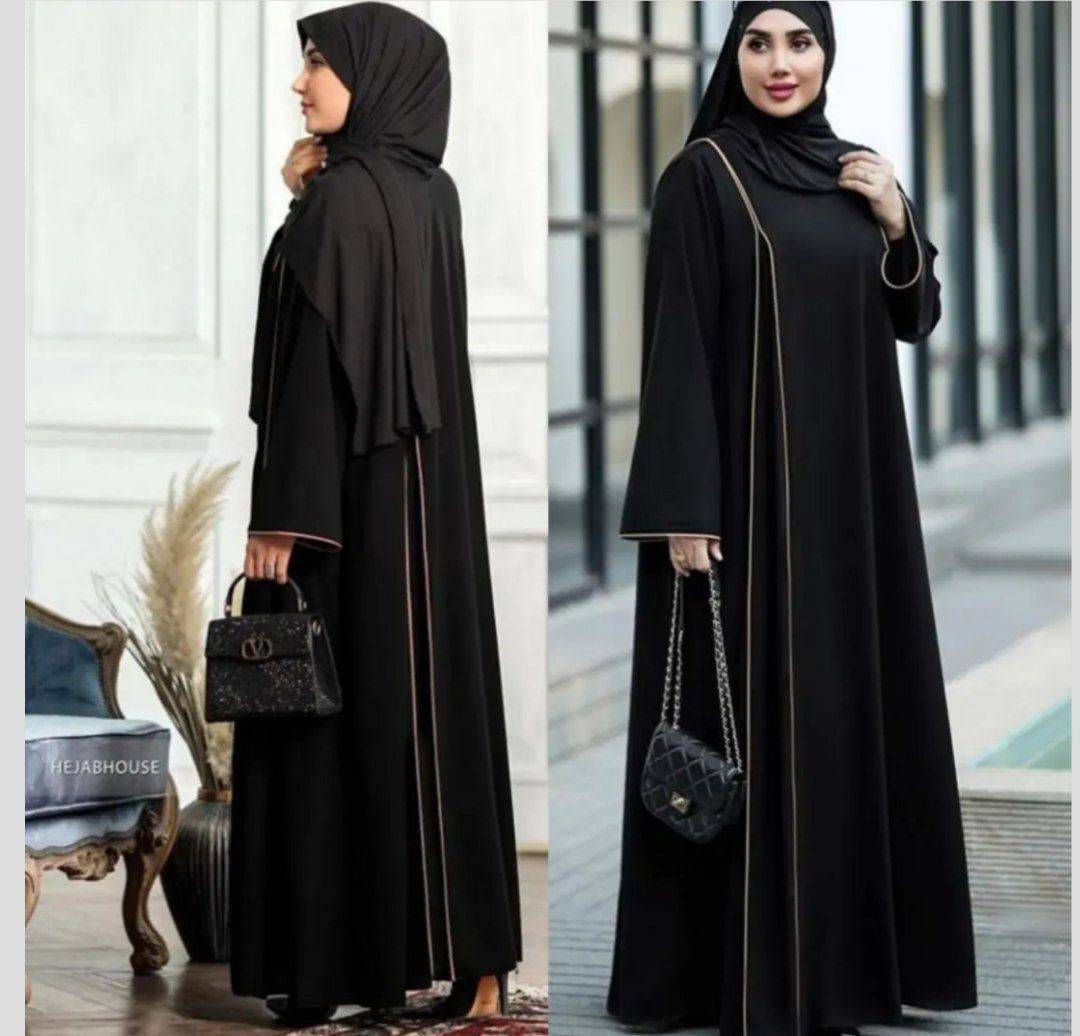 مانتو عبایی الیزه مغزی دوزی شده