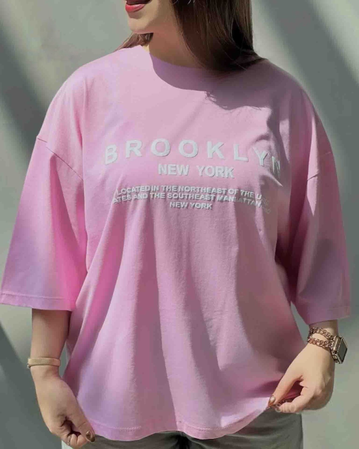 تیشرت سوپر پنبه باکسی BROOKLYN