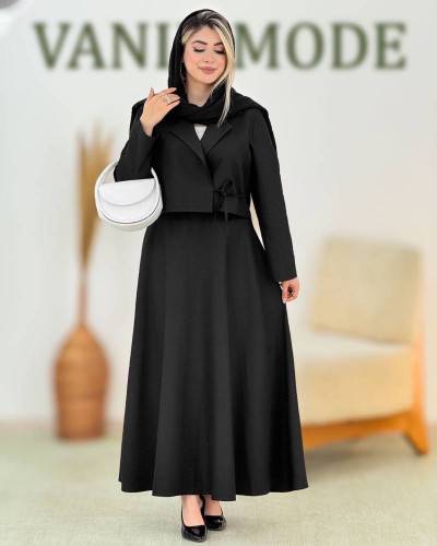 ست کت دامن گره ای کرپ مازراتی مارتا