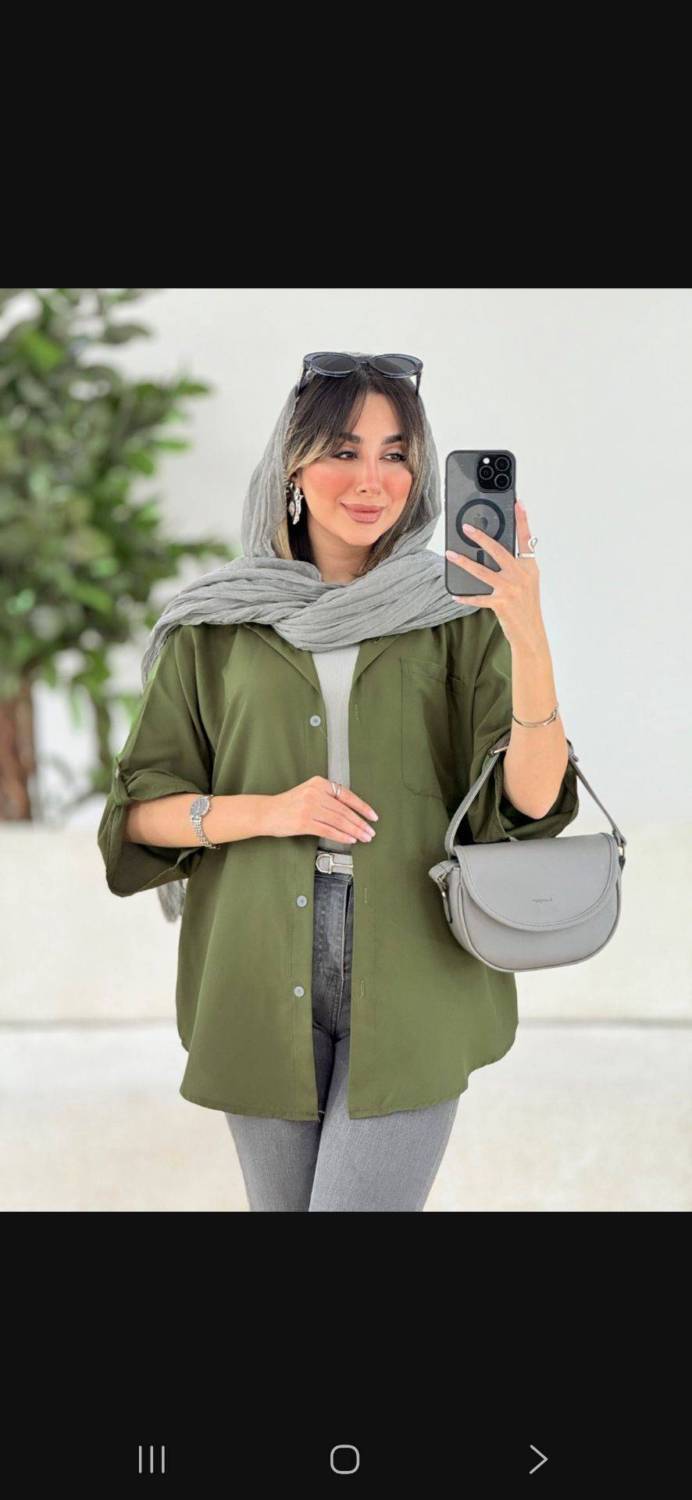 شومیز آستین گت دار  داکرون اعلا. مدل دلنشین