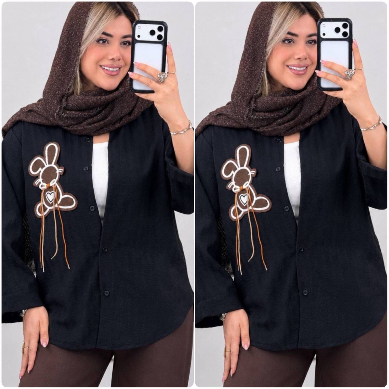 شومیز داکرون باکیفیت خرگوشی قیمت عالی ویژه❌