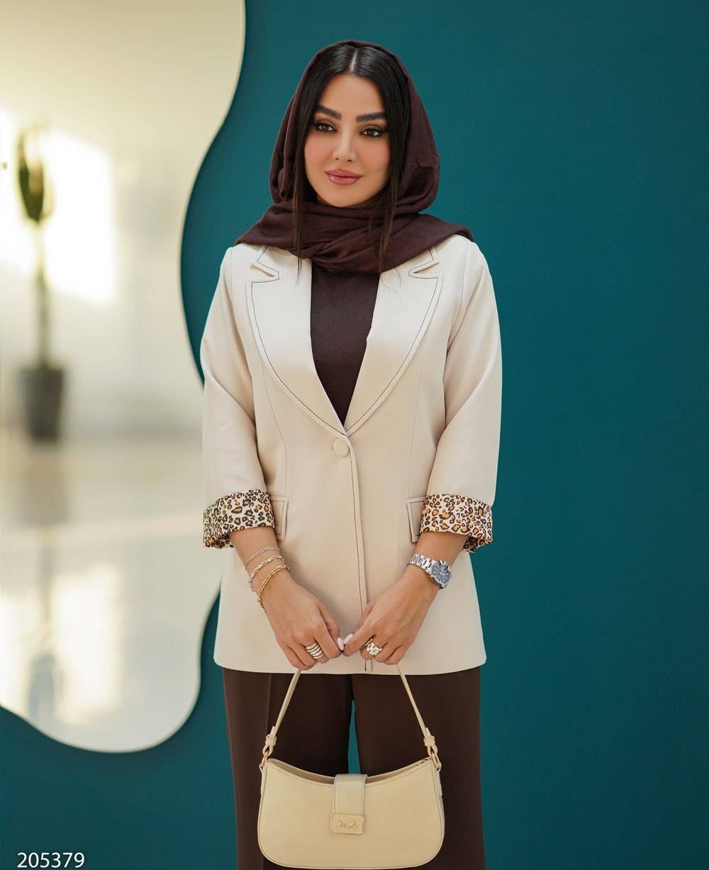 کت مازراتی  با آستر پلنگی
