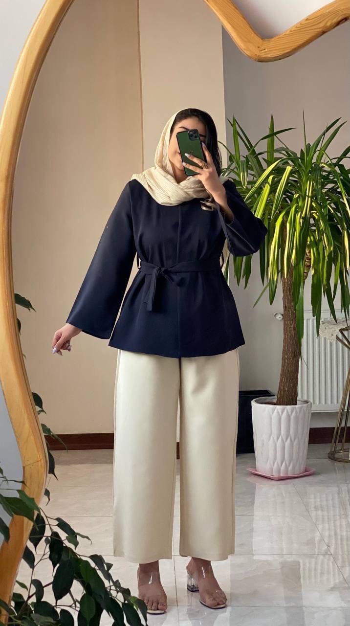 ست  مانتو و شلوار ‌پرطرفدار مازراتی  ارغوان