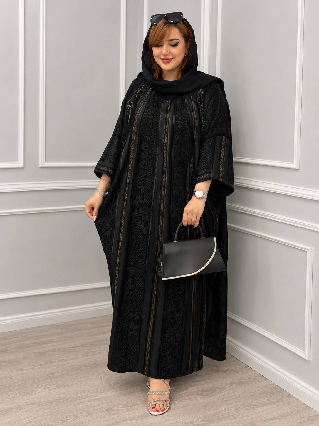 عبایی پر طرفدار ژاکارد اعلا مدل سپیدار
