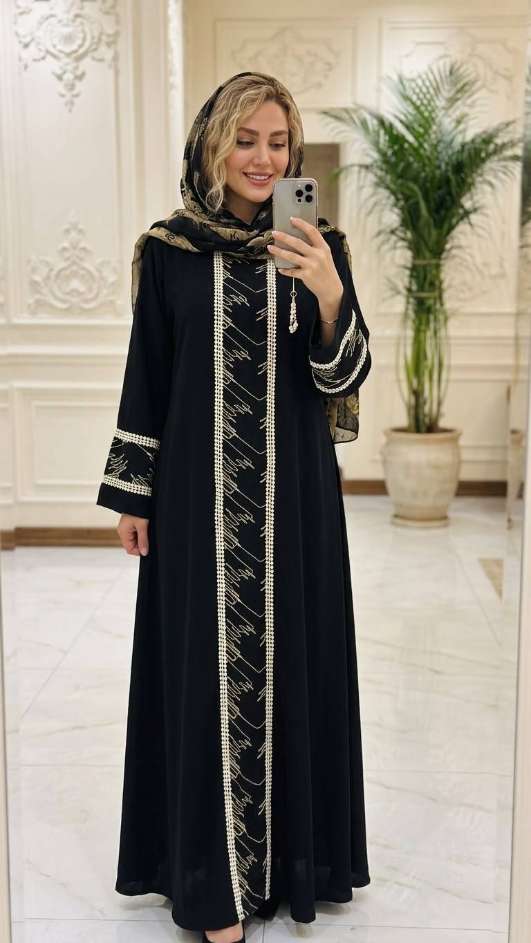 عبا الیزه باکیفیت خرجکار هندی مدل مینا