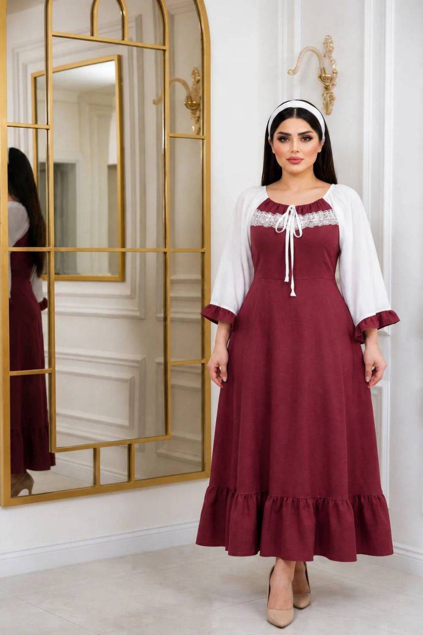 پیراهن بلند الیزه مدل ژاکلین