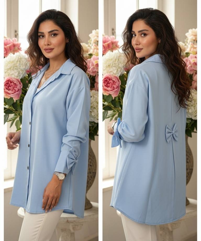 مانتو فوق‌العاده شیک و جذاب داکرون پاپیونی