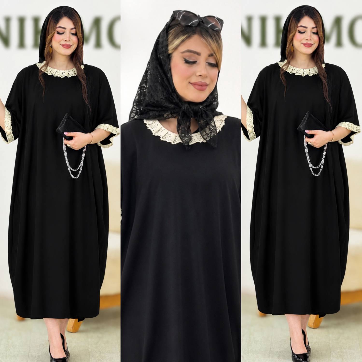 عبا زنانه الیزه باکیفیت  خوش  چهره