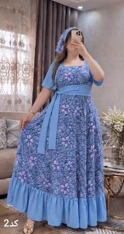 ست دوتیکه مرمر پیراهن ساحلی و اسکارف نخی خرجکار مازراتی