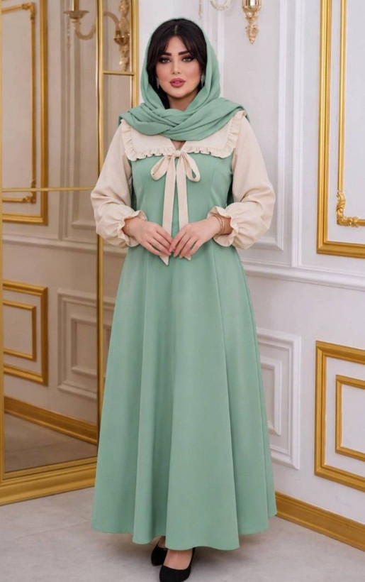 پیراهن مازراتی بلند مدل تزمه