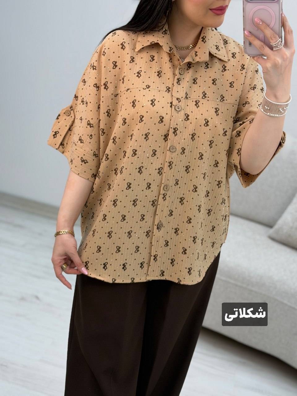 پانچ باکسی کراش ایوا نگین دار روشنک