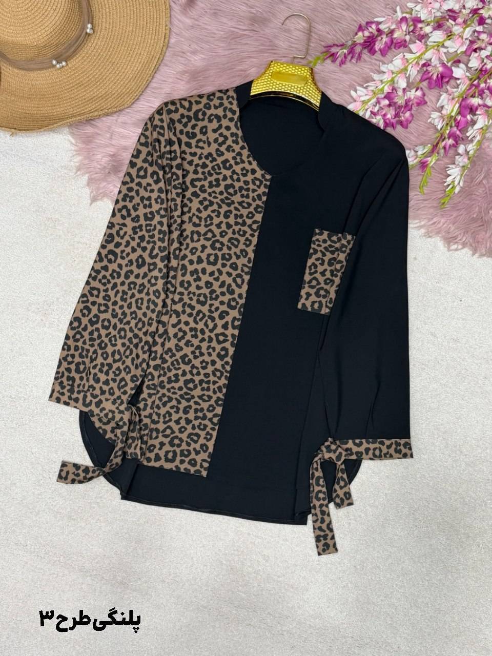شومیز طرحدار کرپبوگاتی اعلا نجلا