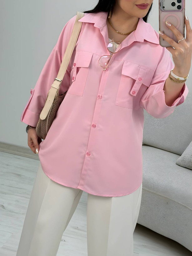 شومیز جیب صلیبی پری درجه یک خنک و سبک