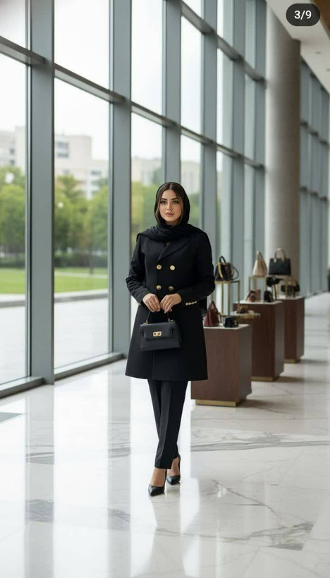 ست مانتو شلواراداری زنانه شیک و پرطرفدار مازراتی اعلا مدل آرنیکا