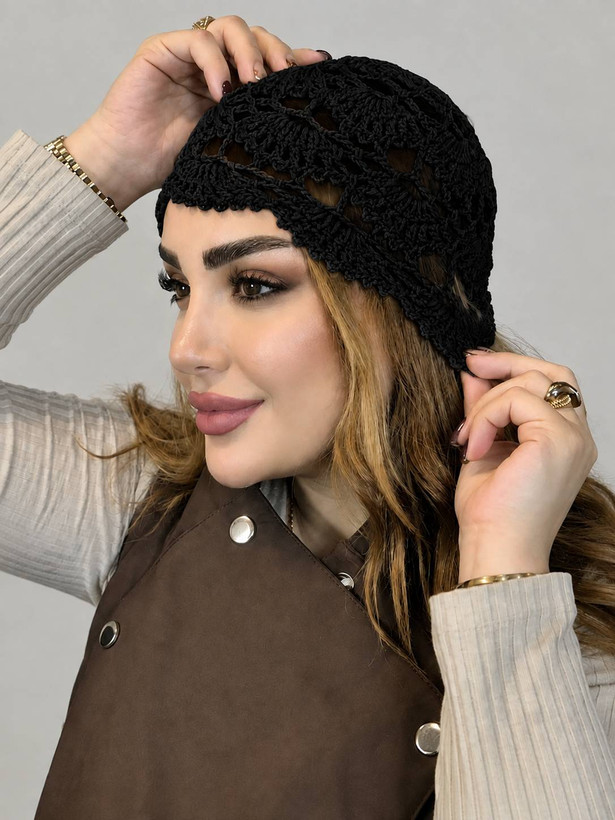 کلاه قلاب بافی خاص و ترند