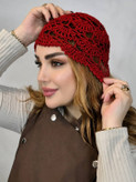 کلاه قلاب بافی خاص و ترند