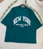 تیشرت باکسی سوپر پنبه NEW YORK