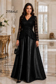 ماکسی مجلسی ساتن و فلوک گلدوزی وپولک دوزی برتا