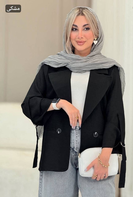 مانتو آستین سگگ کتان لنین نچرال اعلا هاتف