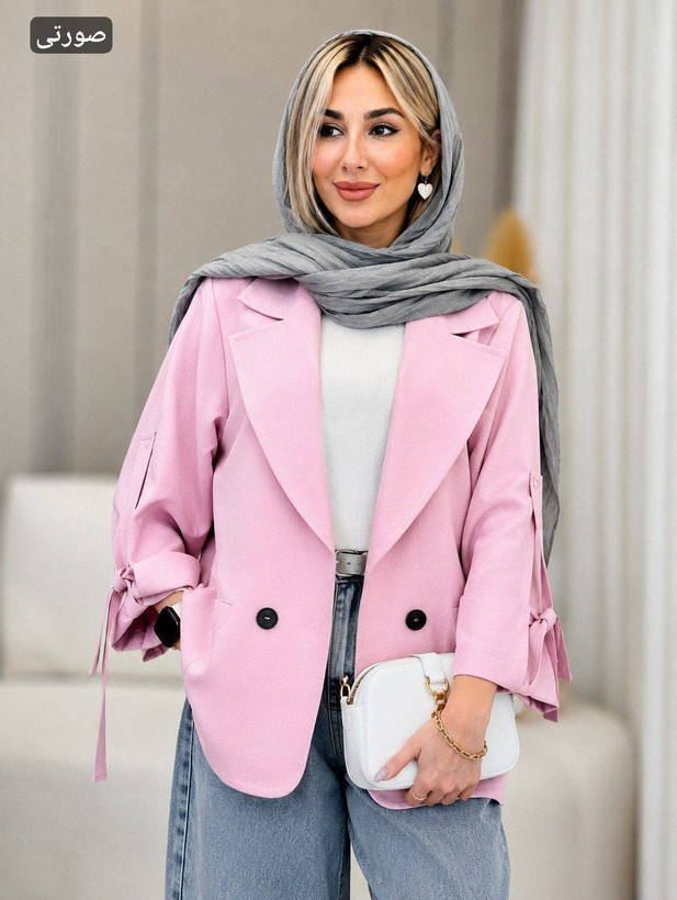 مانتو آستین سگگ کتان لنین نچرال اعلا هاتف