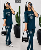 ست تیشرت شلوار سوپر اسپانبا کیفیت فول کش loewe
