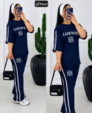 ست تیشرت شلوار سوپر اسپانبا کیفیت فول کش loewe