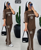 ست تیشرت شلوار سوپر اسپانبا کیفیت فول کش loewe