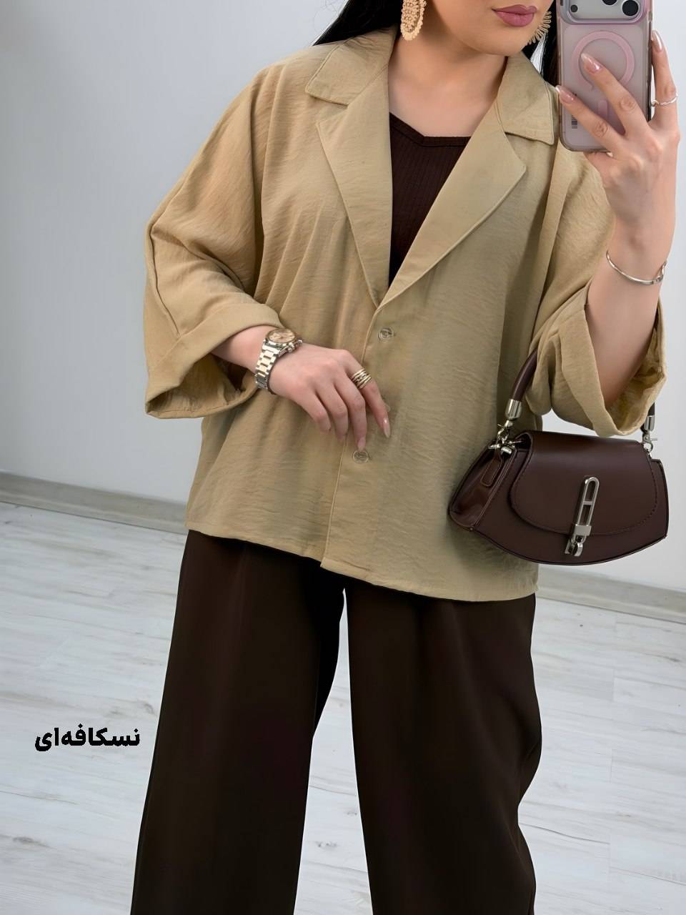 شومیز مانتویی شانتون کمند