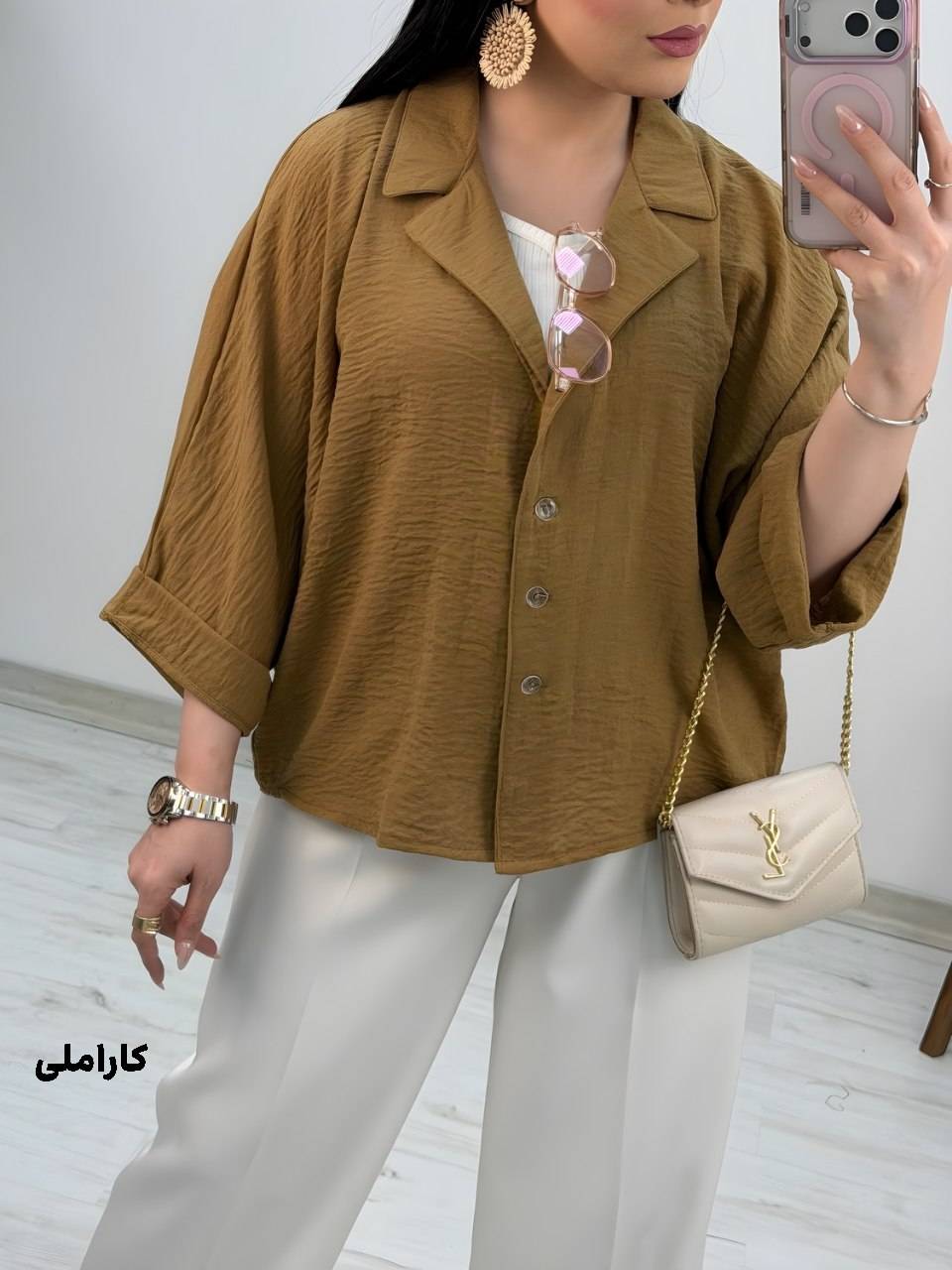 شومیز مانتویی شانتون کمند