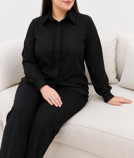شومیز مجلسی الیزه مدل نگارا سابزبندی ۳۶تا۶۲