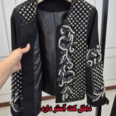 کا سارافون مجلسی سوپر مازراتی و آستر با خرجکار نگین و مروارید پانچ شده خندان سابزبندی ۳۸تا۶۰