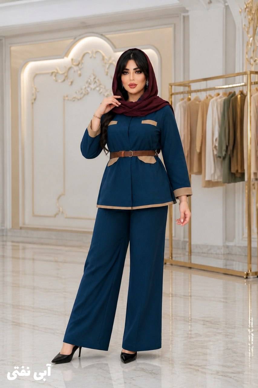 ست کت شلوار مازراتی مدل مینو