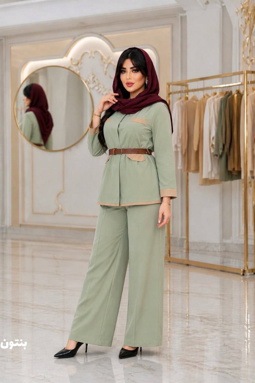 ست کت شلوار مازراتی مدل مینو